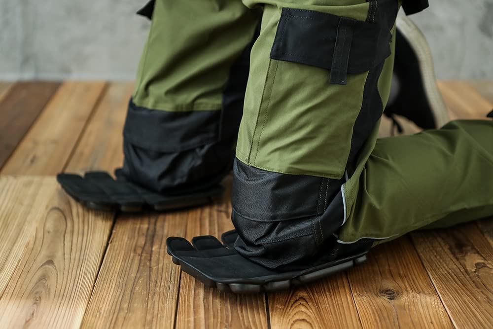 WORK IDEA Soft Knee Pads Work Trousers Knee Pads Certificate EN14404 Type 2 Parquet Gardening Flexible Knee Pads 2 Pairs