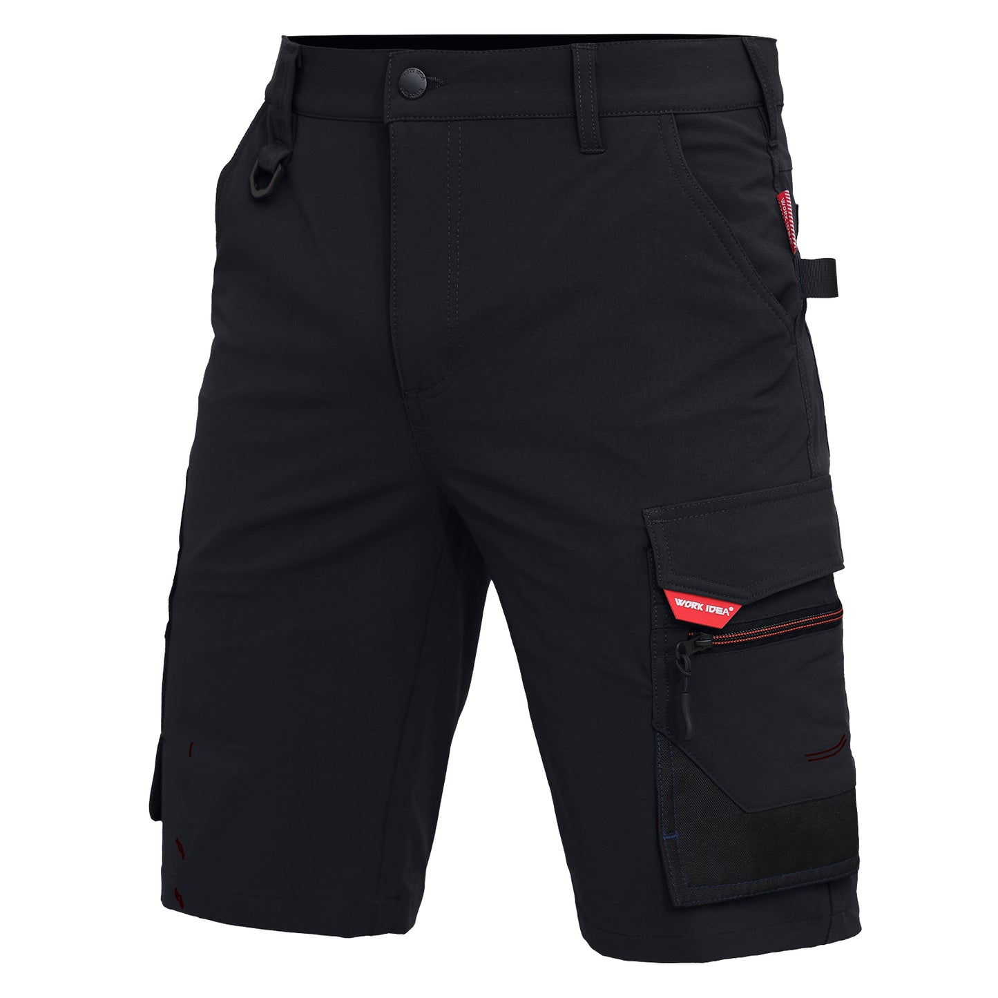 WORK IDEA Men's Slim Fit Stretch Work Shorts Durable Elegance for Highest