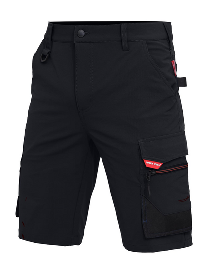 WORK IDEA Men's Slim Fit Stretch Work Shorts Durable Elegance for Highest