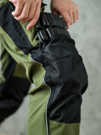 WORK IDEA Soft Knee Pads Work Trousers Knee Pads Certificate EN14404 Type 2 Parquet Gardening Flexible Knee Pads 2 Pairs