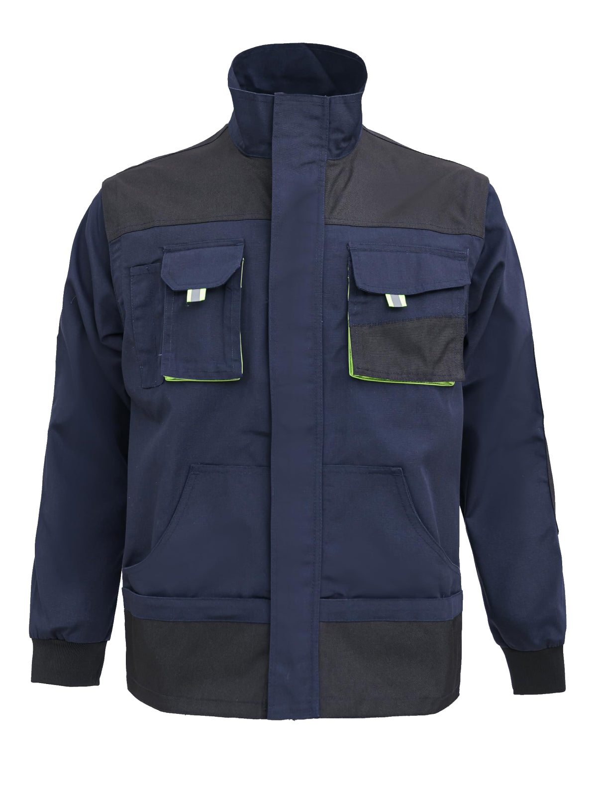 WORK IDEA Mens Multi Pocket Heavy Duty Canvas Work Jacket
