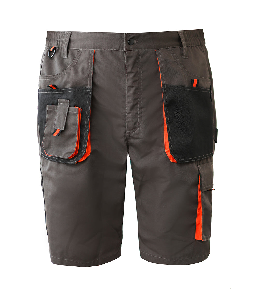 WORK IDEA Short Men's Work Shorts Multi Pocket Men's Cargo Trousers for Summer