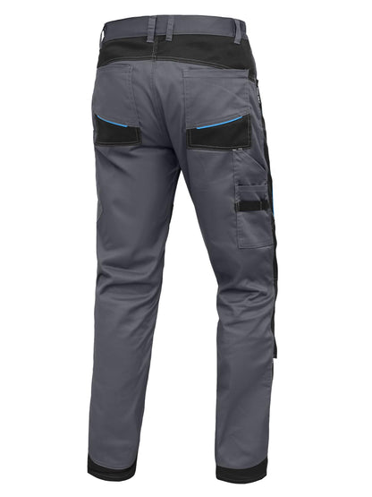 WORK IDEA Men's Stretch Work Trousers with Multiple Pockets and Tool Pockets