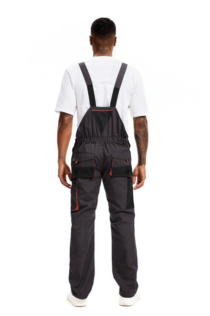 OVERALLS DE TRABAJO PARA HOMBRE WORK IDEA Overalls de Lona Resistente con Bolsillos para Almohadillas de Rodilla