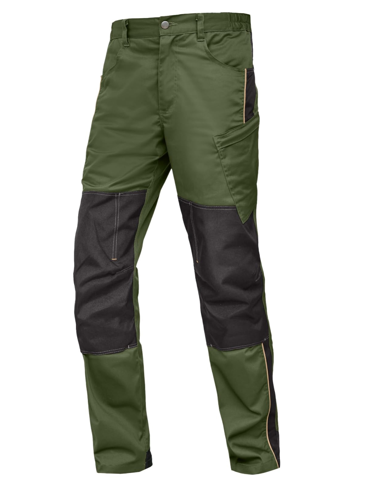 WORK IDEA Men's Stretch Work Trousers with Multiple Pockets and Tool Pockets
