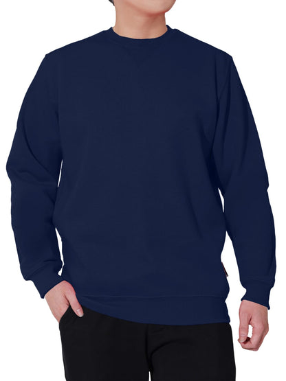 WORK IDEA Männer Crewneck Sweatshirt Arbeitskleidung Pullover Herren Basic Arbeitspullover