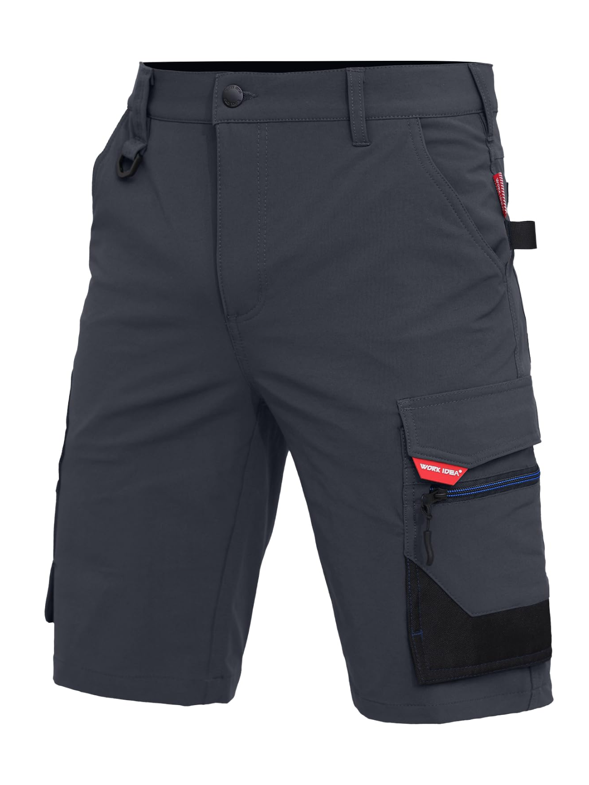 WORK IDEA Men's Slim Fit Stretch Work Shorts Durable Elegance for Highest