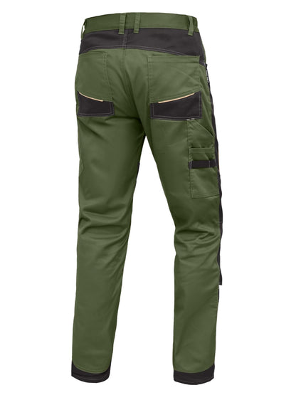 WORK IDEA Men's Stretch Work Trousers with Multiple Pockets and Tool Pockets