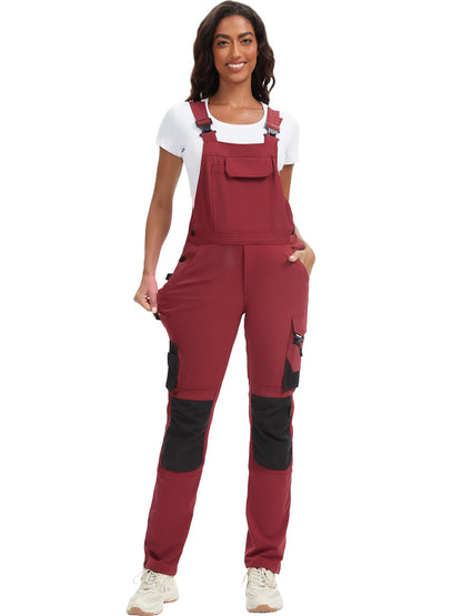 WORK IDEA Damen-Arbeitslatzhose mit guter Dehnbarkeit, vielen Taschen und teilweiser Verwendung von Cordura-Gewebe für erhöhte Abriebfestigkeit, geeignet für Verschiedene Arbeitsumgebungen