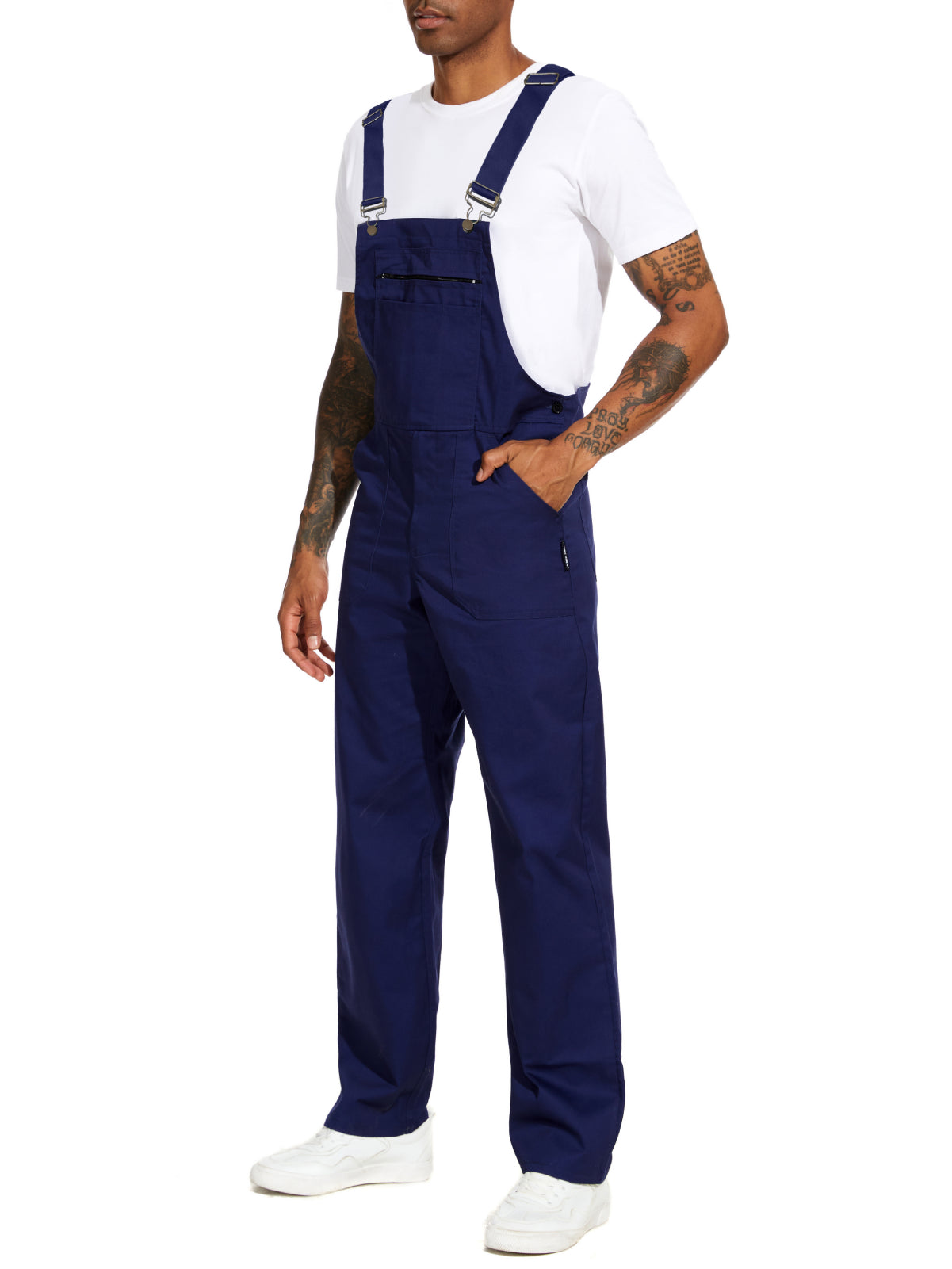 OVERALLS DE TRABAJO PARA HOMBRE WORK IDEA ROPA DE TRABAJO MODA MONO LIGERO CON BOLSILLOS