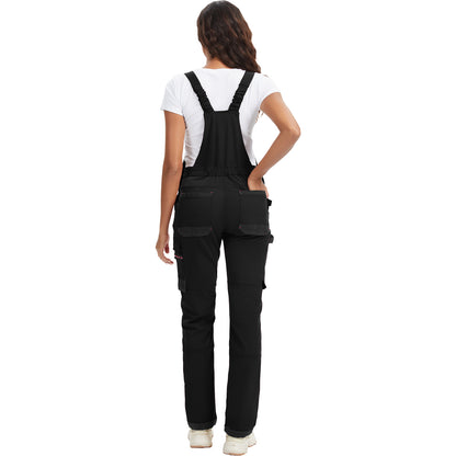 WORK IDEA Damen-Arbeitslatzhose mit guter Dehnbarkeit, vielen Taschen und teilweiser Verwendung von Cordura-Gewebe für erhöhte Abriebfestigkeit, geeignet für Verschiedene Arbeitsumgebungen