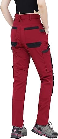 WORK IDEA Women's Slim-Fit Stretch Work Trousers: Critical Cordura Fabric Areas, Durable Elegance for the Highest Demands