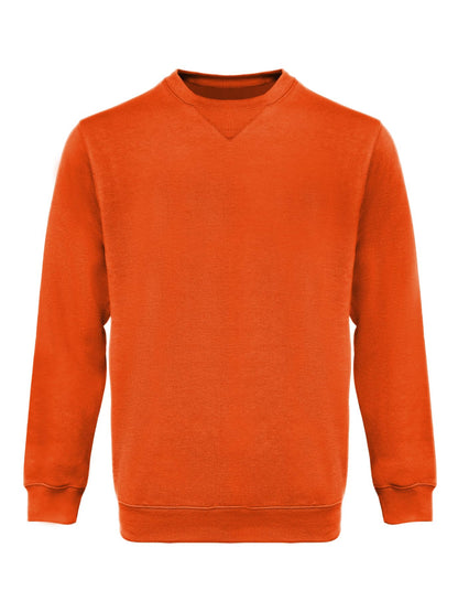 WORK IDEA Men's Crewneck Sweatshirt Work Wear Pullover Men's Basic Work Jumper