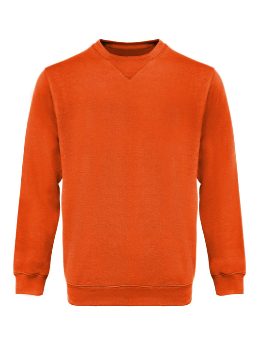 WORK IDEA Men's Crewneck Sweatshirt Work Wear Pullover Men's Basic Work Jumper