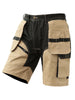 WORK IDEA Builder Work Shorts for Men - Durable Summer Combat Shorts - Multi Pocket Detachable Flight Pocket Shorts