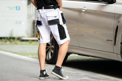 WORK IDEA Short Men's Work Shorts Multi Pocket Men's Cargo Trousers for Summer