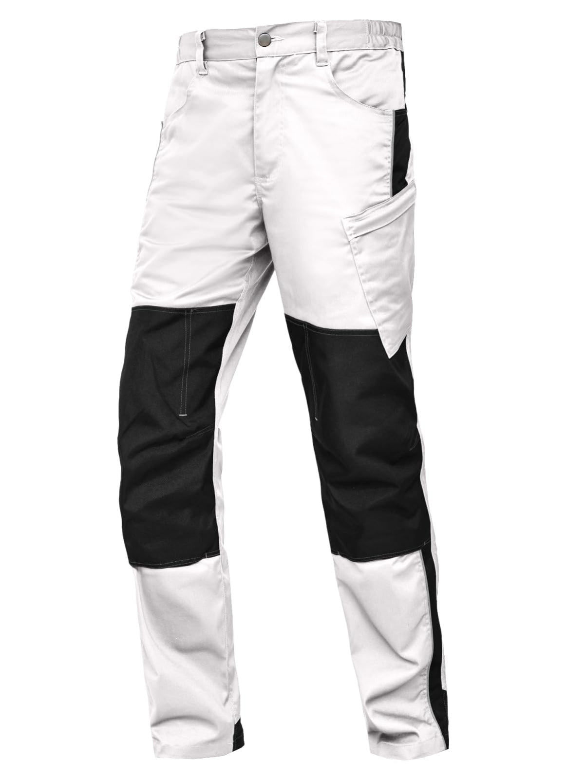WORK IDEA Men's Stretch Work Trousers with Multiple Pockets and Tool Pockets