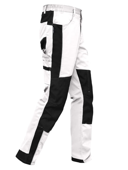 WORK IDEA Men's Stretch Work Trousers with Multiple Pockets and Tool Pockets
