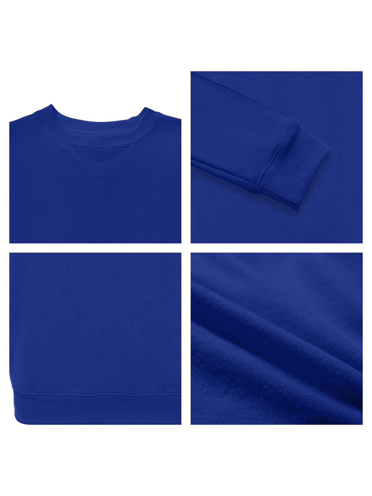 WORK IDEA Men's Crewneck Sweatshirt Work Wear Pullover Men's Basic Work Jumper