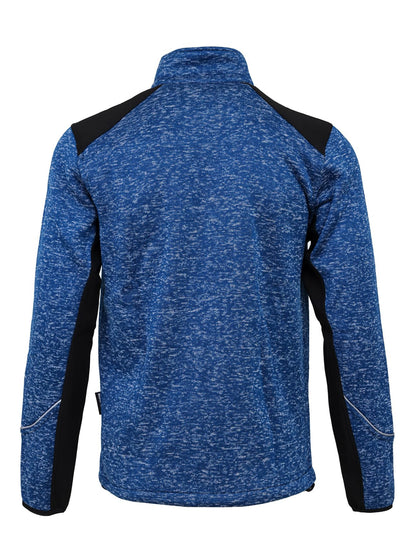 WORK IDEA Men's Knitted Fleece Jacket, Fleece Cardigan, Breathable Outdoor Fleece Jackets for Men, Warm and Lightweight Knitted Fleece Jacket with Zip