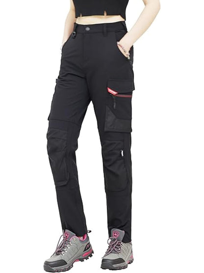 WORK IDEA Women's Slim-Fit Stretch Work Trousers: Cordura Fabric in Critical Areas, Heavy Duty, Elegant, Suitable for Highest Demands