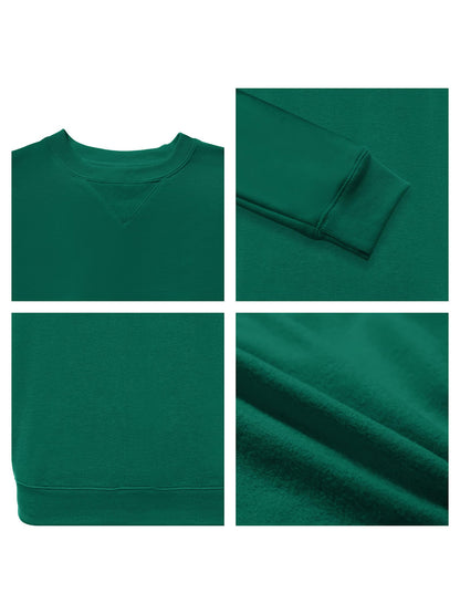 WORK IDEA Men's Crewneck Sweatshirt Work Wear Pullover Men's Basic Work Jumper