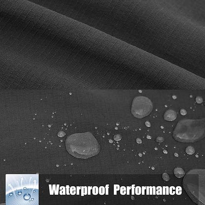 WORK IDEA Men's Work Trousers, Trousers with Multifunctional Pockets, Trousers with Removable Flight Pockets, black, XXL