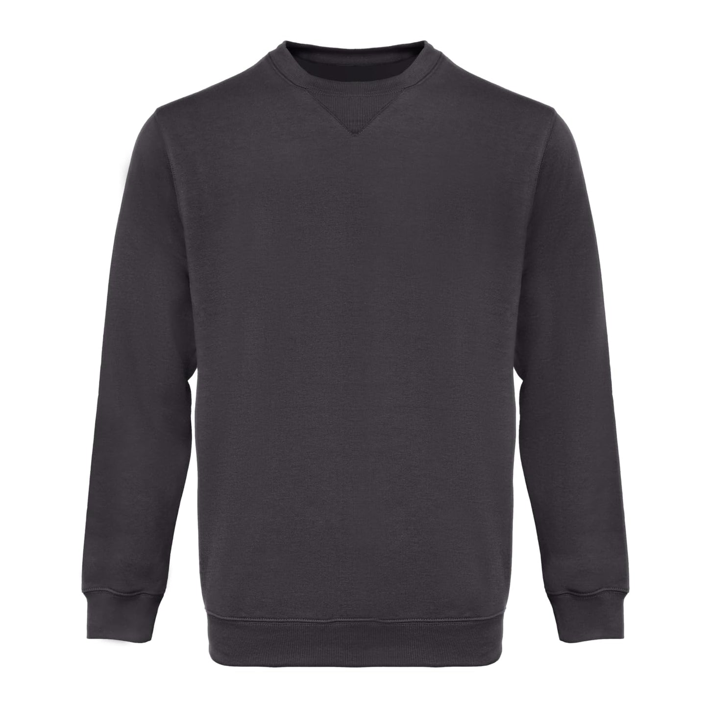 WORK IDEA Men's Crewneck Sweatshirt Work Wear Pullover Men's Basic Work Jumper