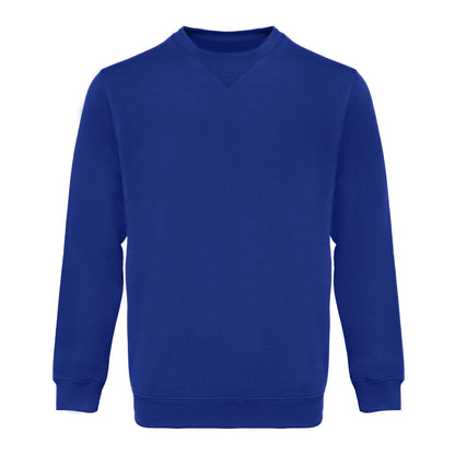 WORK IDEA Men's Crewneck Sweatshirt Work Wear Pullover Men's Basic Work Jumper
