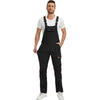 WORK IDEA Mens Work Dungarees with Good Stretch, Many Pockets and Partial Use of Cordura Fabric for Increased Abrasion Resistance, Suitable for Various Work Environments