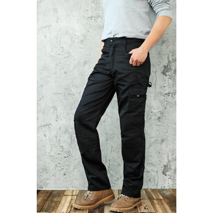 WORK IDEA Mens Work Trousers - Camouflage Trousers Mens Cargo Trousers with Inside Knee Pockets