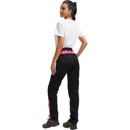 WORK IDEA Women's Work Trousers in Figure-Hugging Fit, Elastic and Lightweight, with Multiple Functional Pockets