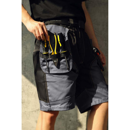 WORK IDEA Builder Work Shorts for Men - Durable Summer Combat Shorts - Multi Pocket Detachable Flight Pocket Shorts
