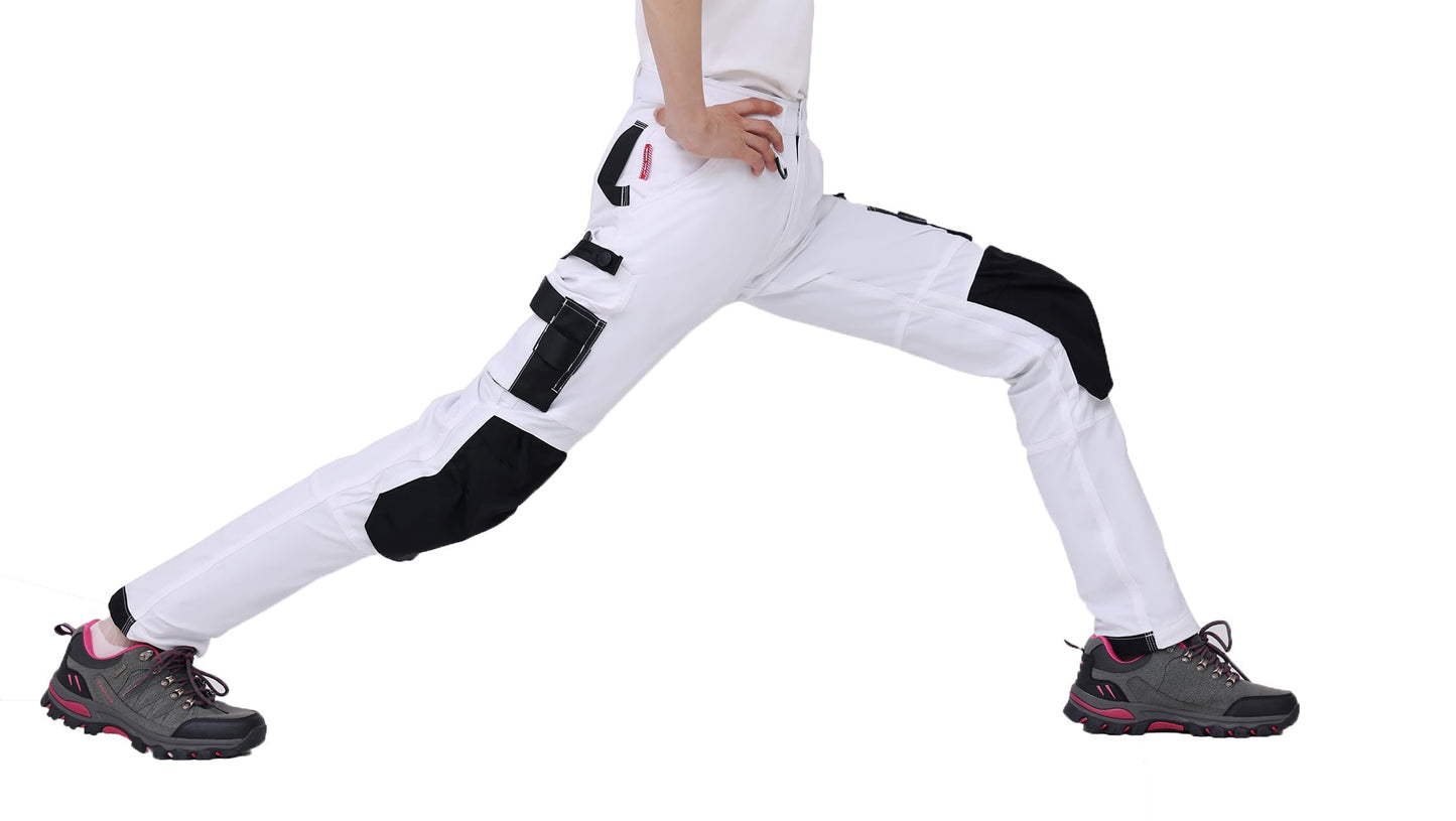 WORK IDEA Women's Slim-Fit Stretch Work Trousers: Cordura Fabric in Critical Areas, Heavy Duty, Elegant, Suitable for Highest Demands