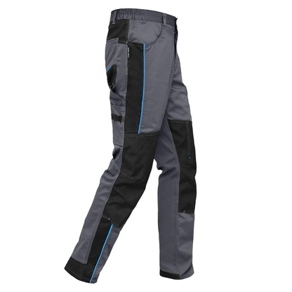 WORK IDEA Men's Stretch Work Trousers with Multiple Pockets and Tool Pockets