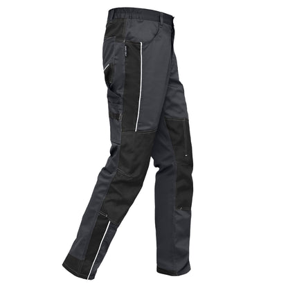 WORK IDEA Men's Stretch Work Trousers with Multiple Pockets and Tool Pockets