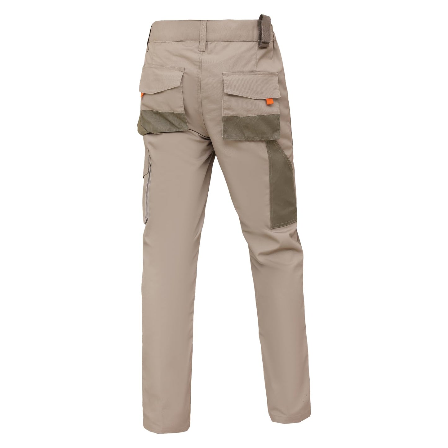 WORK IDEA Mens Work Trousers Oxford Knee Pockets Heavy Duty Canvas