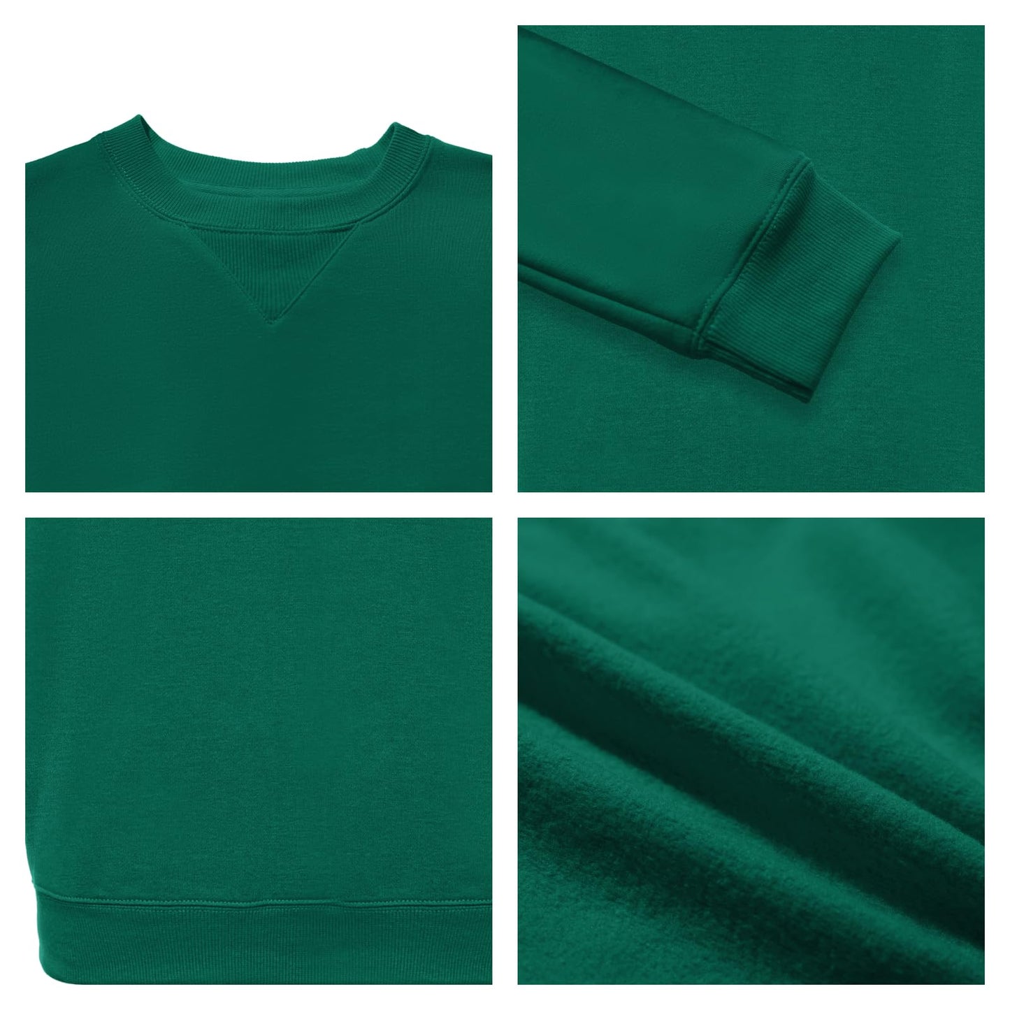 WORK IDEA Men's Crewneck Sweatshirt Work Wear Pullover Men's Basic Work Jumper