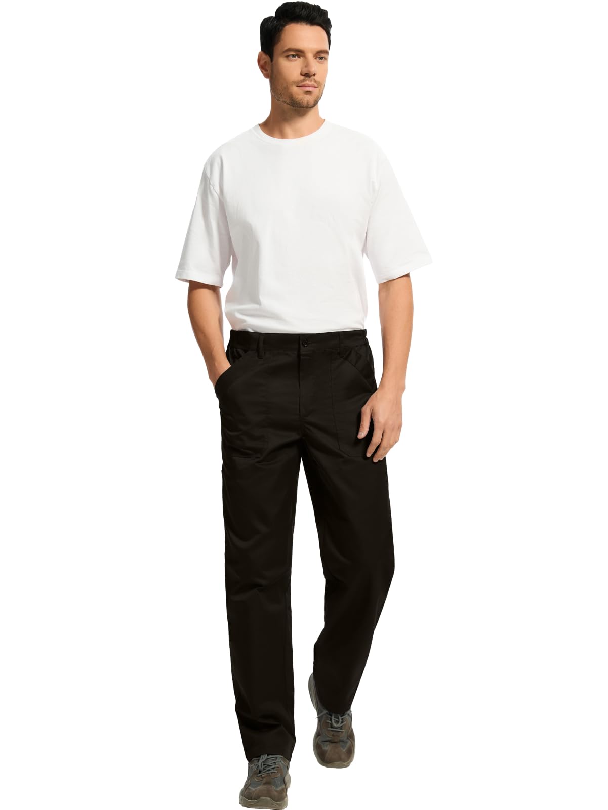 p:
Pantalones de trabajo de ajuste relajado para hombre WORK IDEA ligeros para pintor, decoración