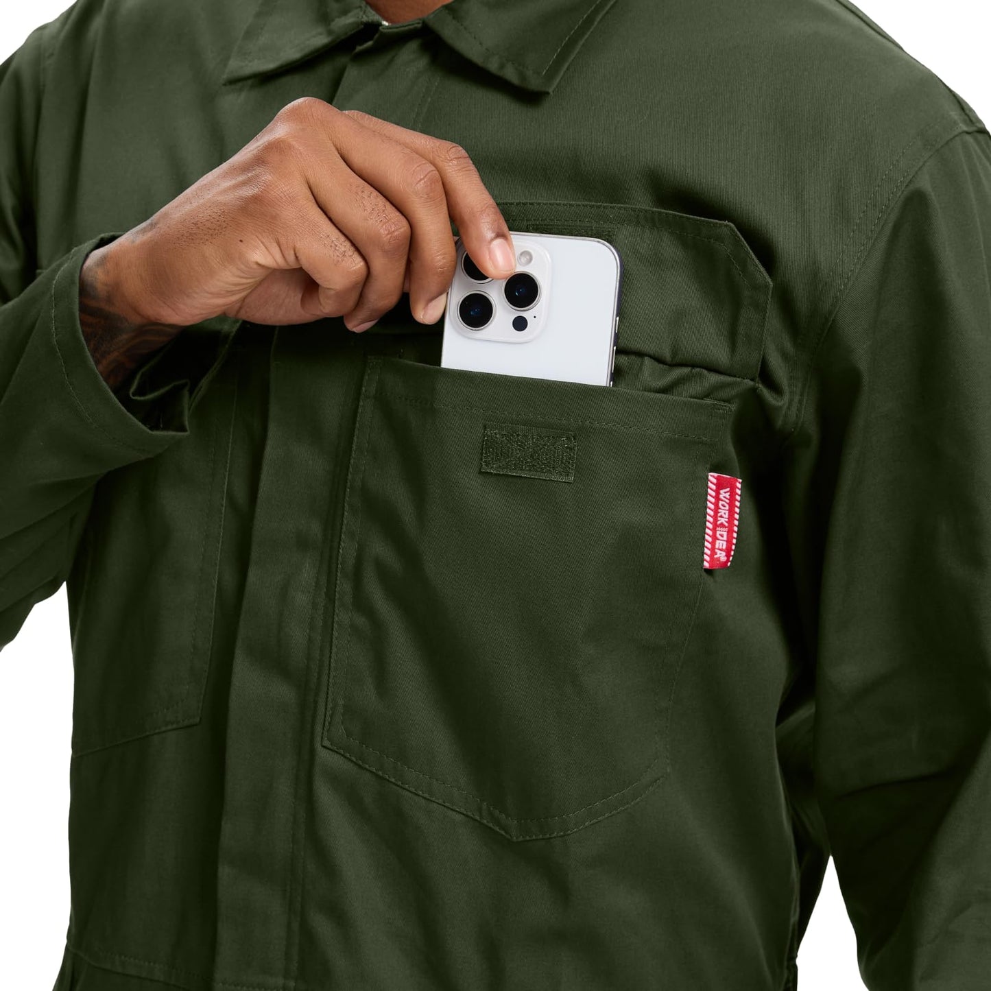 WORK IDEA Men's Cotton Overalls & Work Overalls - Blaumann Workwear for Workshop, Mechanics, Construction & Crafts