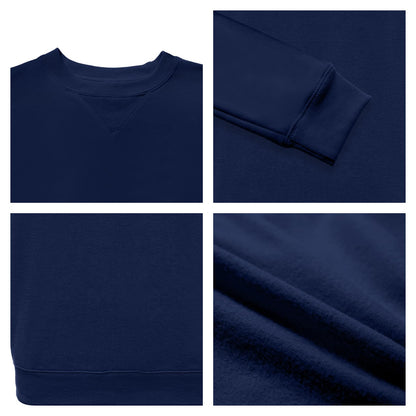 WORK IDEA Men's Crewneck Sweatshirt Work Wear Pullover Men's Basic Work Jumper